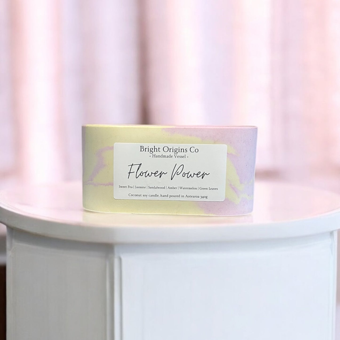 Flower Power Candle