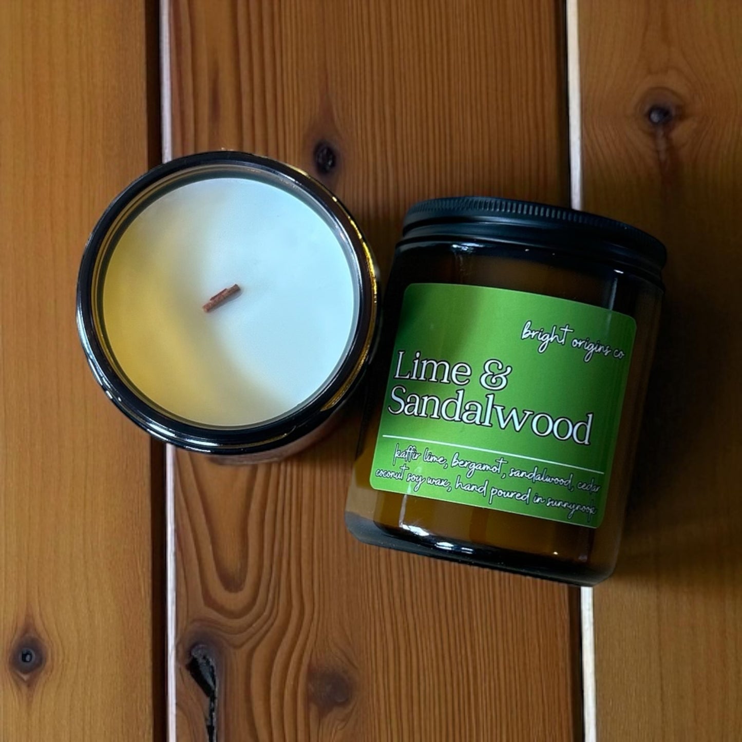 Lime & Sandalwood Candle
