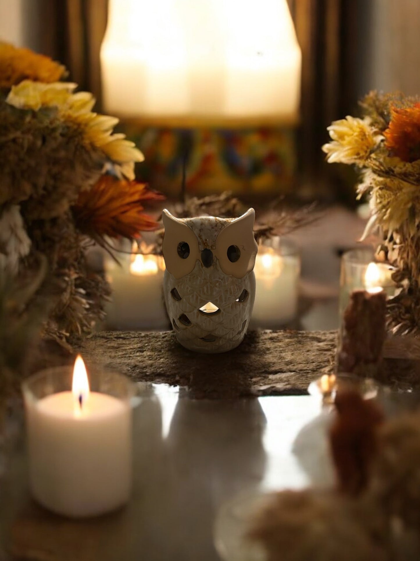 Owl Tea Light Burner