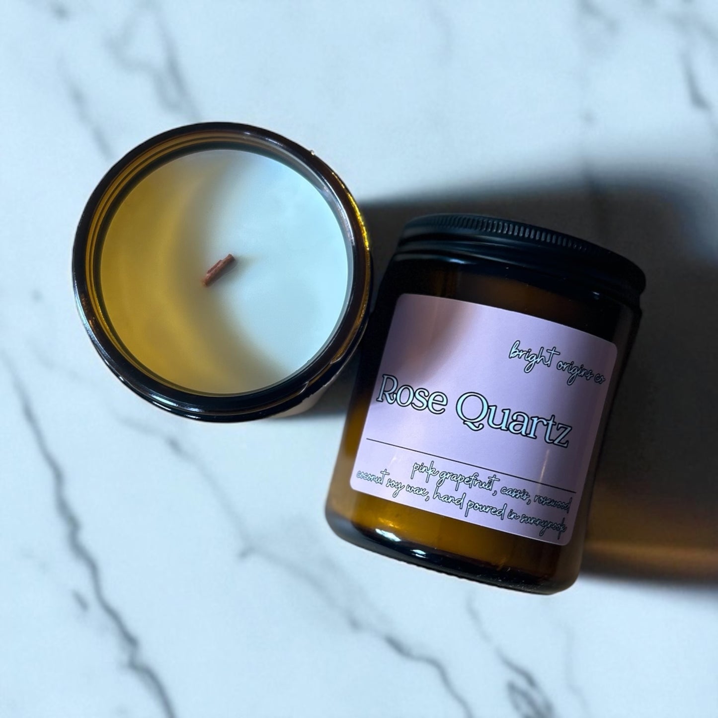 Rose Quartz Candle