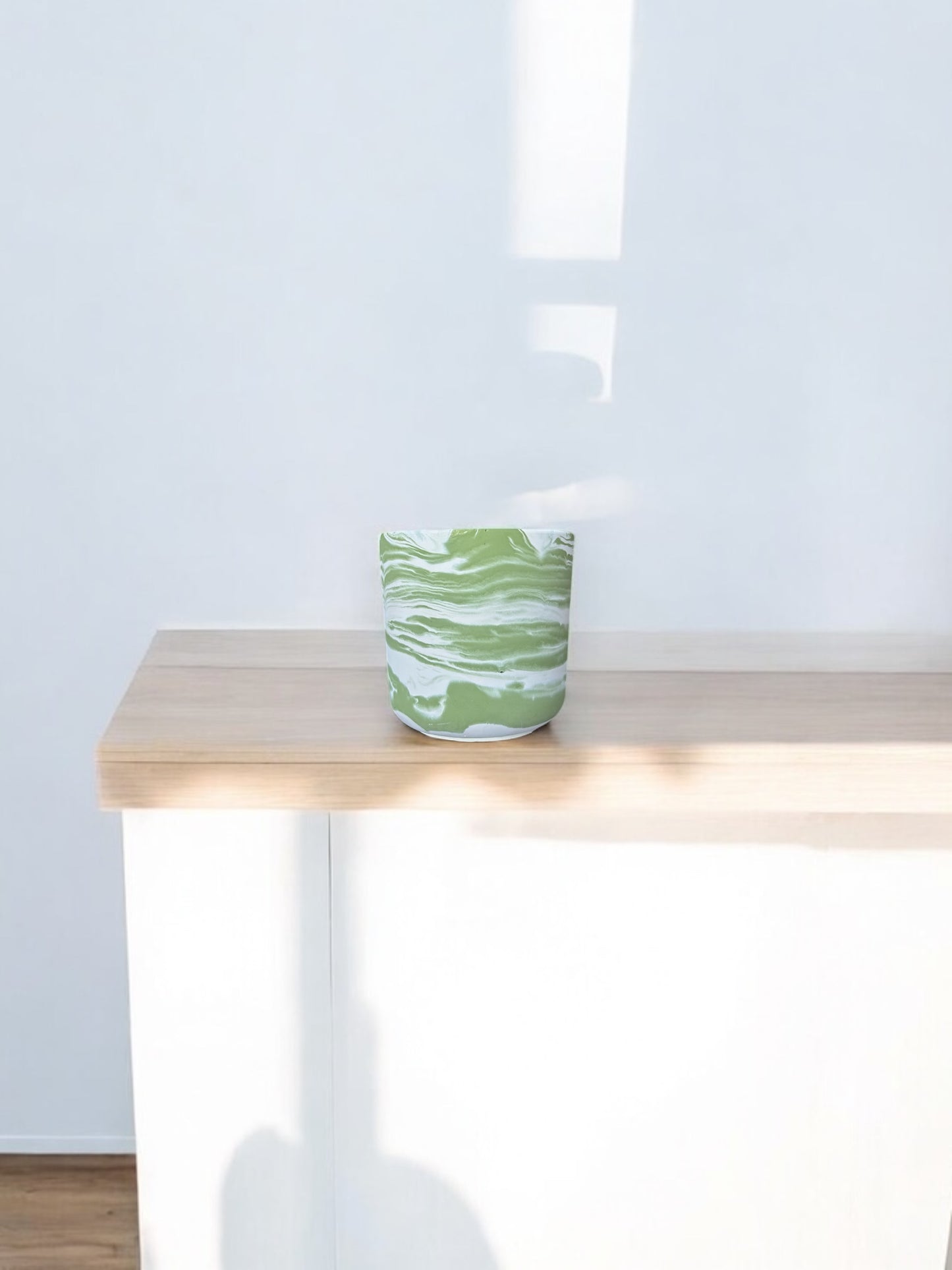 Pistachio Buttercream Candle