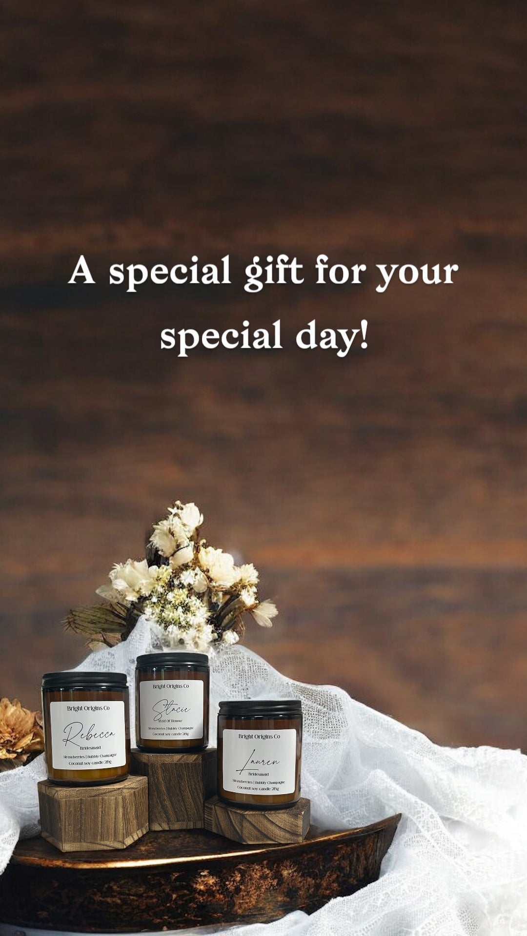 Custom Amber Jar Candles