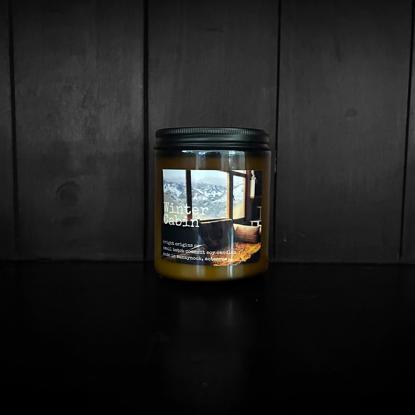 Winter Cabin Candle