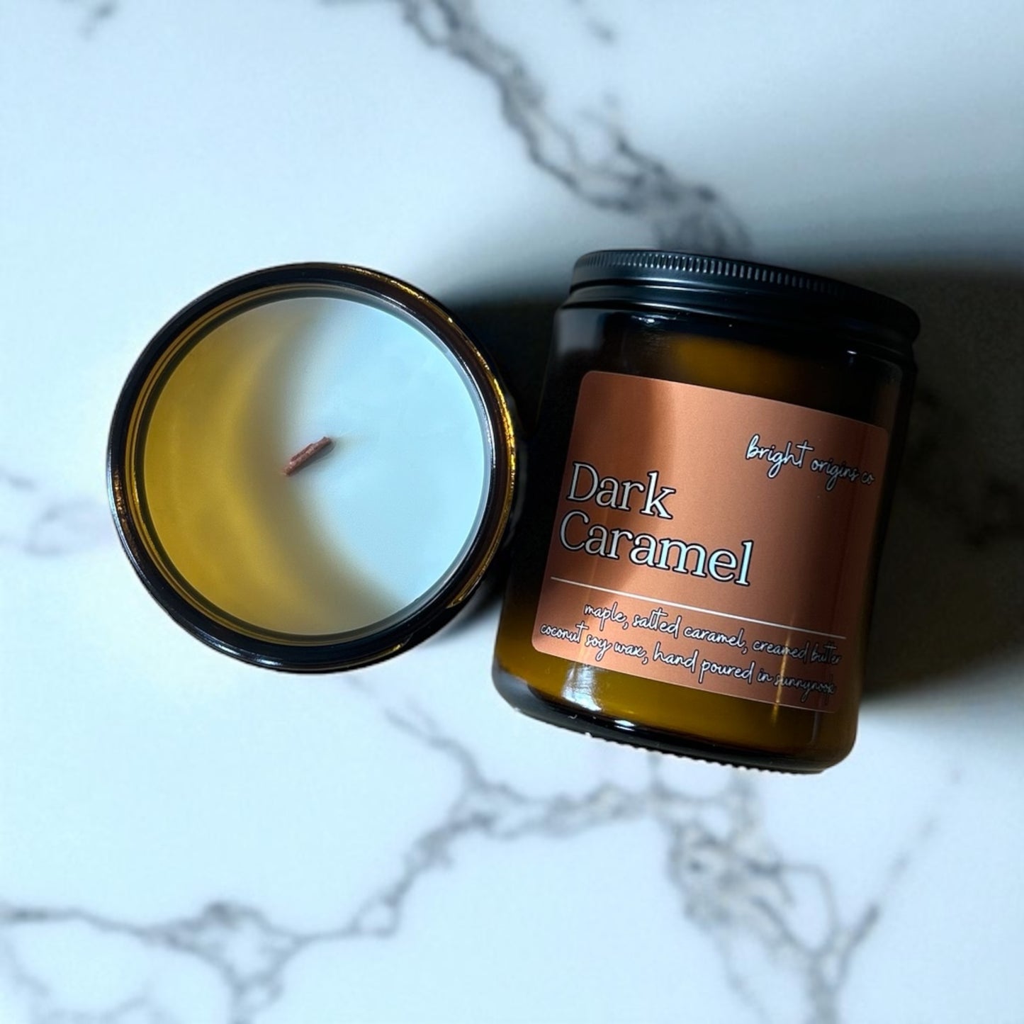 Dark Caramel Candle