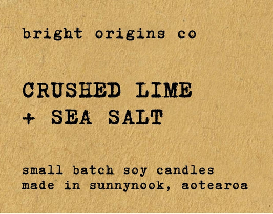 Crushed Lime + Sea Salt Candle