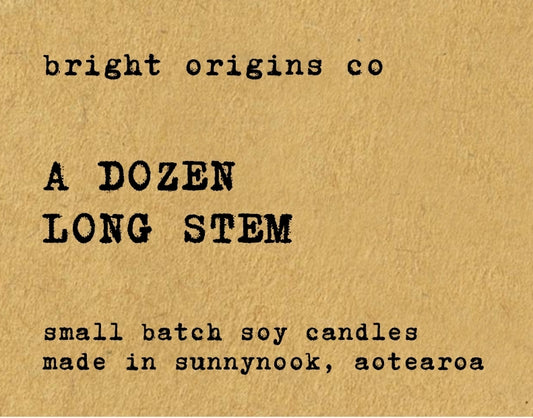 A Dozen Long Stem Candle
