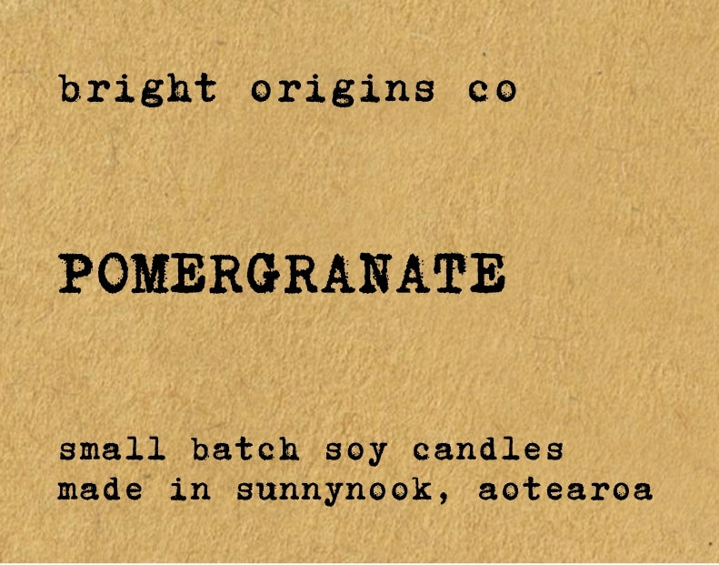 Pomergranate Candle