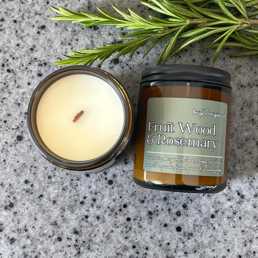 Fruit Wood & Rosemary Candle