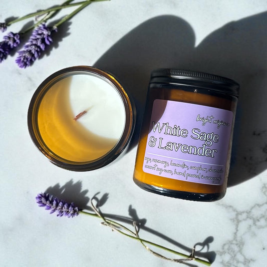 White Sage & Lavender Candle