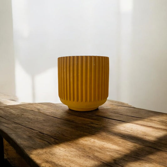 Butterscotch Pecan Ridged Candle