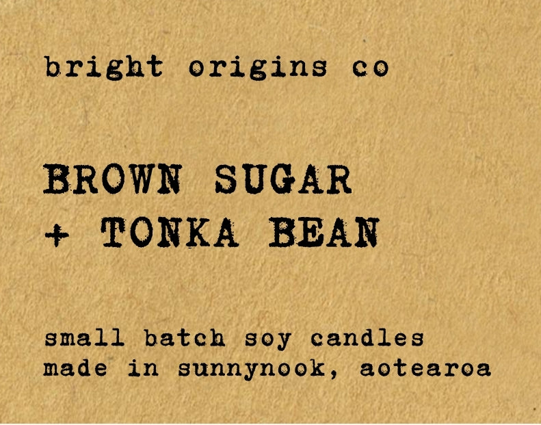 Brown Sugar + Tonka Bean Candle